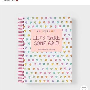 90pg Disco Hearts Wave Interactive Coloring & Sketchbook- Roller Rabbit x Target